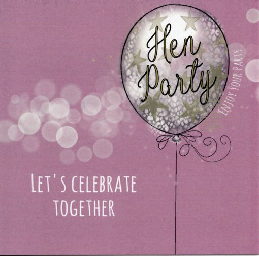 Picture of HEN PARTY LETS CELEBRATE TOGETHER HEN CARD